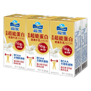 福樂 超能蛋白營養牛乳奶茶口味 200mlx6【家樂福】