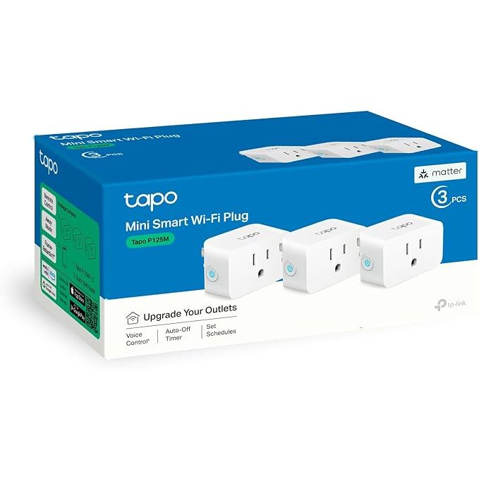 現貨📦TP-Link Tapo WiFi迷你插座 P125M 支援Matter/Apple/Google