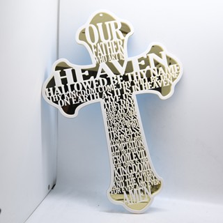 Grace 以色列手工十字架 大尺寸 29*42cm 基督教禮品 純手工 實木十字架 耶穌 祈禱 十字架壁掛飾 受洗禮物