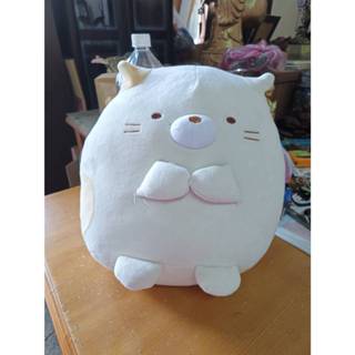 【二手衣櫃】角落生物 坐姿款 貓咪 高約35cm 角落小夥伴 貓咪娃娃 白色貓咪 娃娃 布偶 1130802