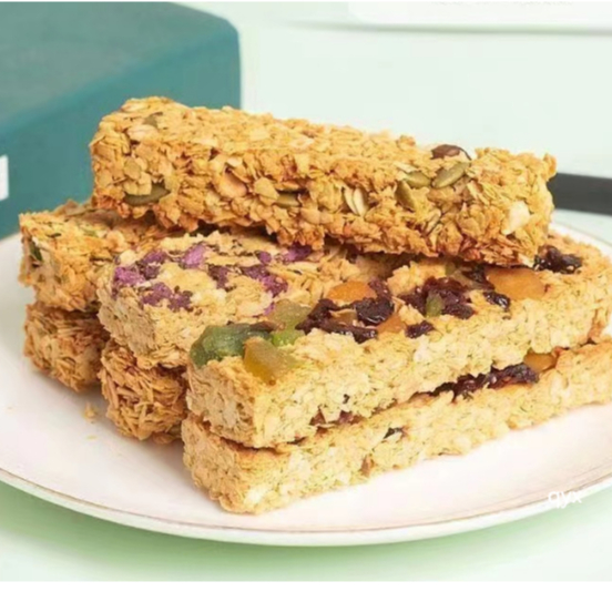 堅果燕麥酥蛋白棒40包奇亞籽味堅果味水果味無蔗糖粗糧堅果燕麥酥