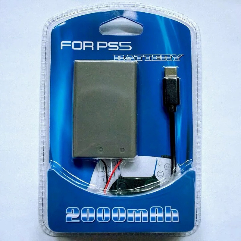 副廠 PS5 手把電池 2顆 2000mAh 原廠1560mAh 搖桿電池 把手電池 零件 維修 更換