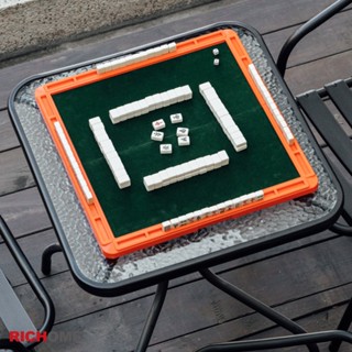 RICHOME 福利品 TA-458 攜帶型折疊麻將組 麻將 摺疊桌 便攜 露營 野餐 迷你麻將 玩具 桌遊 小麻將