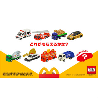 ✨熱門商品✨【在臺現貨】日本麥當勞兒童餐 TOMICA 多美小汽車一二彈 警車 消防車 GR特仕款 水泥攪拌車多款可選🔥