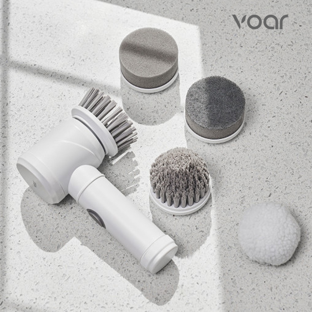 【韓國OA】VOAR WASH SPIN C 萬用無線電動清潔機(VCL-031WH)｜充電型