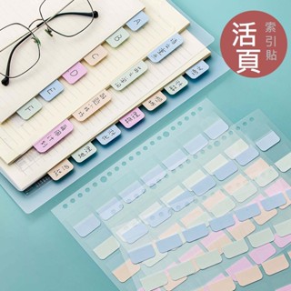 活頁索引貼 透明便利貼 書籤貼 索引貼 備忘錄 書籤 貼紙 筆記貼 文具 文具用品 SY0079