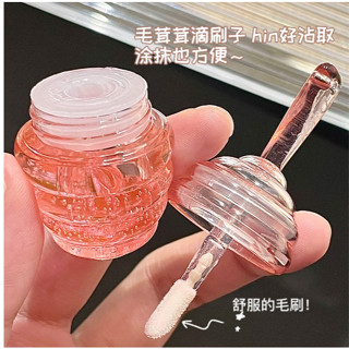 熱銷款 小蜜罐唇油~蜂蜜護唇油 凡士林潤唇膏 蜜桃味 保濕 滋潤 修護 口紅 疊塗 護唇膏 護唇油 唇蜜 唇部保養