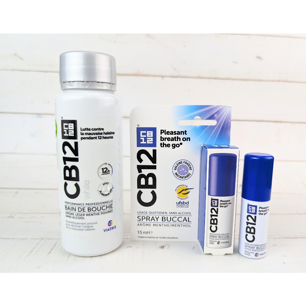 【現貨】CB12 White 淨味美白漱口水 250ml  口腔凈味噴霧 15ml
