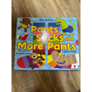 二手 三書+書盒 pants socks and more pants (Nick Sharratt) 近全新