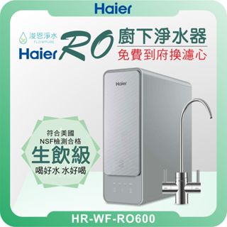 Haier海爾 600G RO淨水器 ( 淨水器 濾水器 飲水機 濾芯 濾心 過濾器 瞬熱飲水機 濾水壺 RO逆滲透 )
