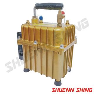 ▲LOCKE汽車工具▲手提雙用型真空泵浦 專業級 冷媒 抽真空 真空幫浦 火車頭 抽真空 加壓雙用 幫浦真空 真空泵浦