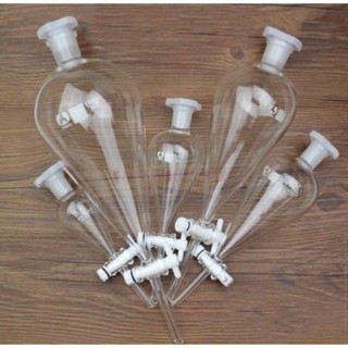 分液漏斗 梨形分液漏斗 60 125 250 500 1000ml 四氟活塞 玻璃分液漏斗