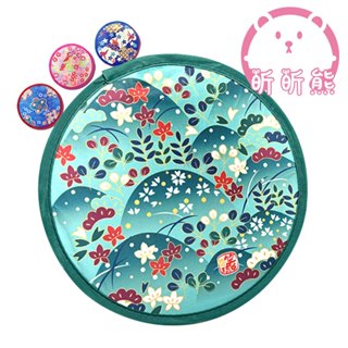 折疊圓扇 日本折疊扇子 慢回彈記憶鋼絲 折疊圓扇 和風摺扇 便攜手持扇 沙灘飛盤扇 SG274 折疊扇 夏天扇子K