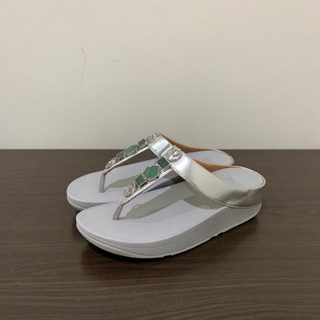 FitFlop 真皮 現貨 US7/24.2cm 夾腳 拖鞋 涼鞋 高跟鞋 運動 外出鞋 休閒鞋 塑身鞋 厚底鞋 全新