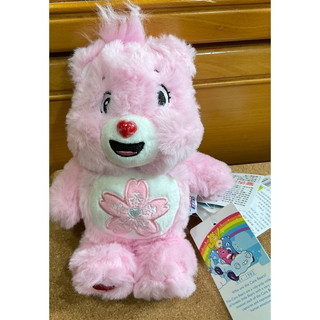 正版 Care Bears 彩虹熊 娃娃 吊飾 櫻花粉 約20公分