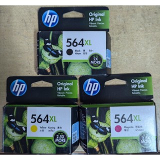 HP 564XL黑色/黃色/粉色 高容量原廠墨水匣
