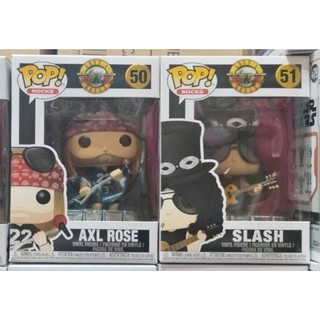 咪恩本舖 FUNKO POP 正版 50 51 槍與玫瑰 AXL ROSE SLASH 搖滾樂團 系列 美版 美國版