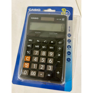 全新～CASIO 卡西歐計算機/12位數計算機/雙電源計算機/太陽能計算機 AX-12B