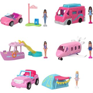 MATTEL美泰兒 Barbie芭比娃娃 - 迷你芭比樂園-驚喜小車系列(隨機出貨)