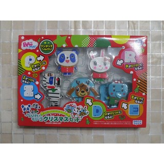 SEGA TOYS PABoo MoJIES 叭噗麻吉 - PABOO 英文變形字母 聖誕大集合