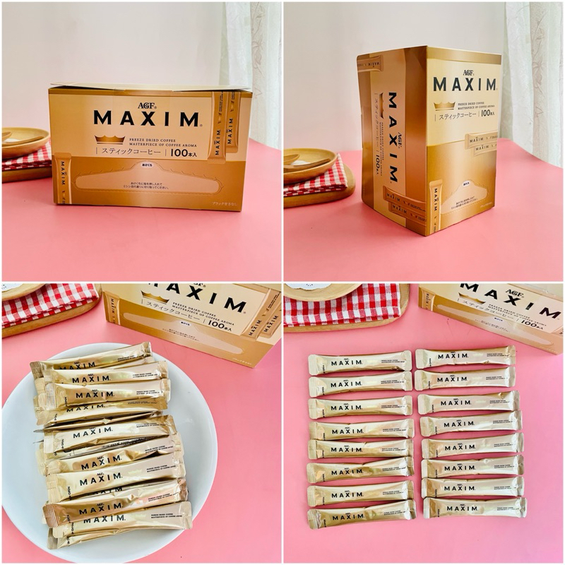 【貓咪姐妹 】日本 AGF Maxim 黑咖啡 即溶咖啡 2克*100入 黑咖啡 即溶黑咖啡 黑咖啡粉