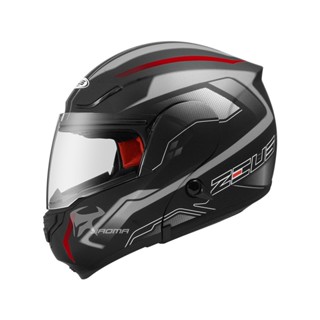 【ZEUS】贈好禮 ZS-3300 GG19 消光黑銀 下巴可掀式全罩 內鏡 可樂帽 安全帽｜耀瑪騎士