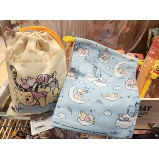 新款 大創 DAISO 迪士尼 Disney 聯名 經典 小熊維尼 小豬 跳跳虎 屹耳 束口袋 小物 收納袋 旅行收納袋