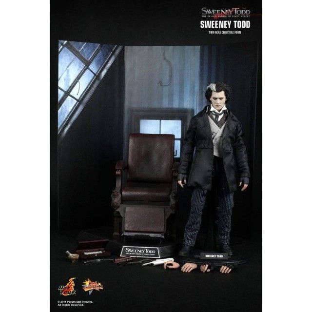野獸國 Hot Toys MMS149 Sweeney Todd 瘋狂理髮師 倫敦首席惡魔剃刀手 陶德 強尼戴普 1/6