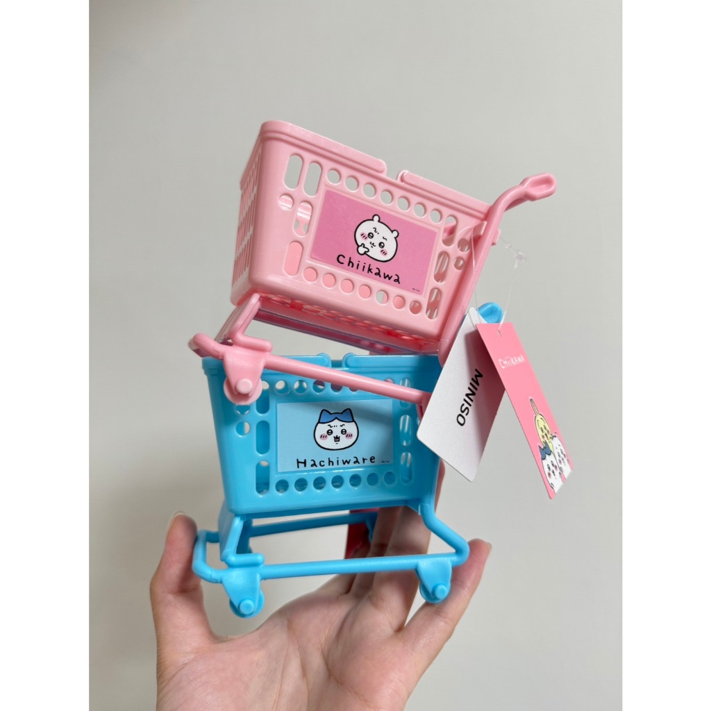 <推> 新品 現貨 吉伊卡哇 CHIIKAWA 名創優品 MINISO 手推車 菜籃車 菜籃 購物籃 吉伊 小八 小八貓