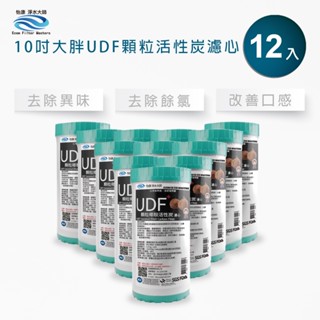 【怡康淨水】10吋大胖UDF顆粒活性碳濾心 補充包組 [現貨免運]