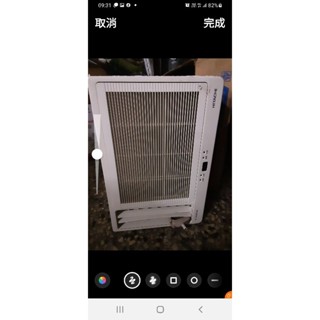 空調 2018年新讚，二級能效～二手中古日立1.4噸變頻窗型冷氣，3.6kw，型號RA-36QV，2018年，保固3個月