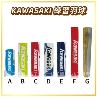 桔子體育🍊kawasaki練習級羽球 羽毛球 川崎 練習羽球練習羽毛球 羽球練習球耐打羽毛球 尼龍羽球 尼龍羽毛球 鴨毛