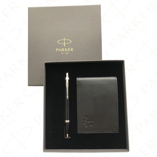 【PARKER】派克 IM 原子筆 牛皮短夾禮盒組