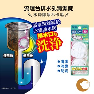 【CHL】日本製 Welco全新廚房清潔品排水口消臭清潔錠 清潔劑 除菌 消除臭味 媽媽廚房幫手 解放雙手清潔 水槽異味