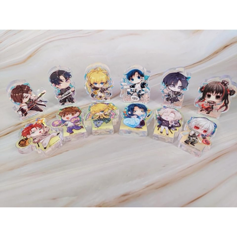蓋亞偶像之夏 小Q炫彩厚壓克力 吾命組、格雷森家組、城隍組，偶像和應援兩個一組不拆售