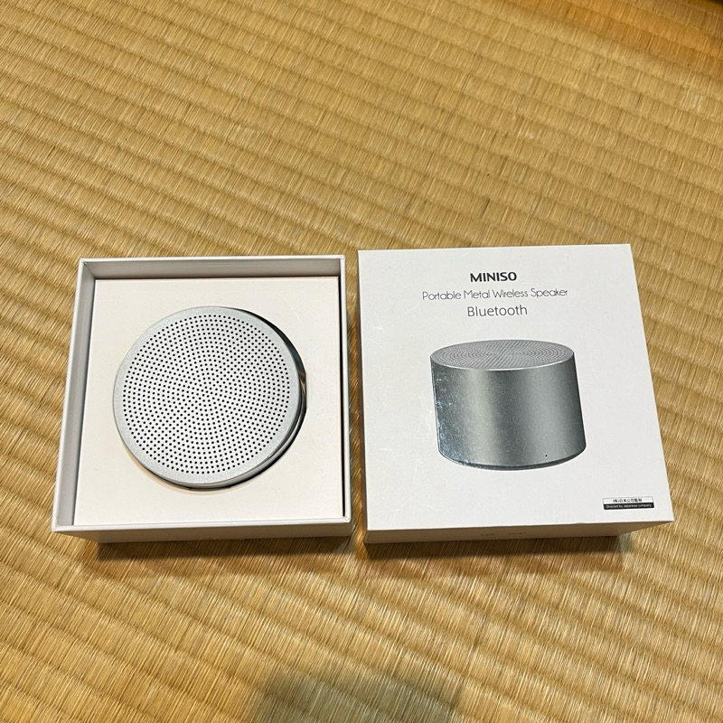 ｜二手現貨｜Miniso 藍芽圓形小款喇叭音響🔊
