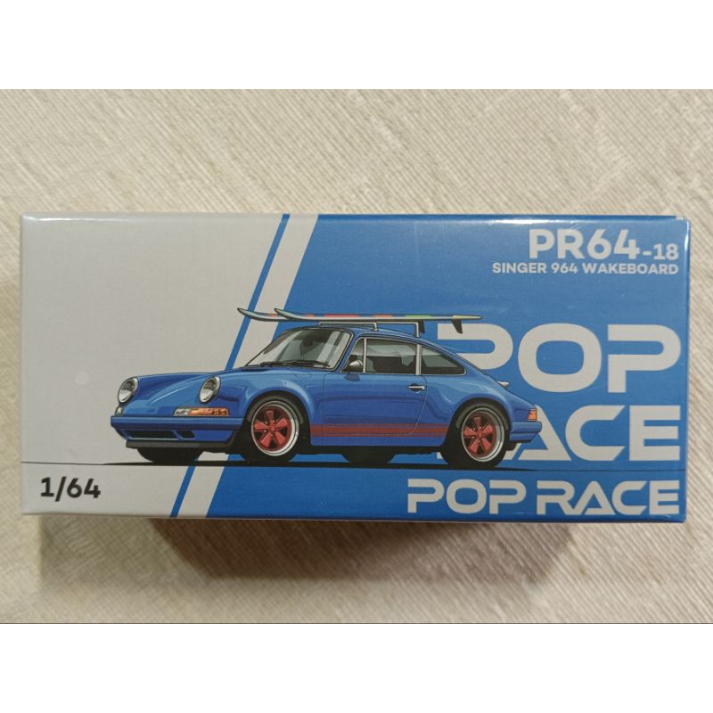POP RACE #18 SINGER 964 WAKEBOARD # 1/64 模型