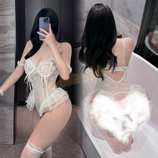 純慾星河 蕾絲連身衣(白)-VIP情趣用品-性感 內衣 睡衣 角色服 cosplay