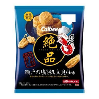 現貨 被惡意棄單 日本🇯🇵 Calbee 蝦條 瀨戶鹽和帆立貝柱味 蝦味先 效期2025.07月底