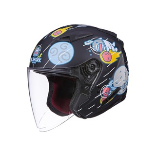 【SOL Helmets】SO-7E開放式安全帽 (鯊魚先生 星空黑) ｜ SOL安全帽官方商城