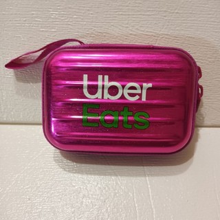 全新 現貨 Uber Eats 拉鍊 硬殼包
