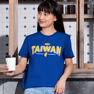 【7th island】女版臺灣T｜臺灣製造。Team Taiwan應援踢。兩款熱血原創設計。中磅細纖純棉。國民搭機服