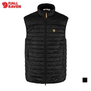 【Fjallraven 北極狐】Abisko Padded Vest 男款化纖背心 黑 保暖背心 拉鍊背心 83775