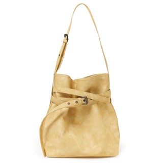 【SAMO ONDOH】Belt Bucket Bag M - vintage lemon 臺灣唯一正版代理 現貨