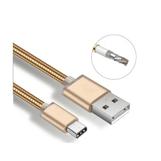 【金屬彈簧線】適用於 iphone 12 13 14 15 16 16e 三星 小米 OPPO Type C 充電線