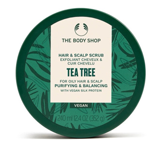 The body shop 茶樹淨化頭皮去角質洗髮霜 240ml