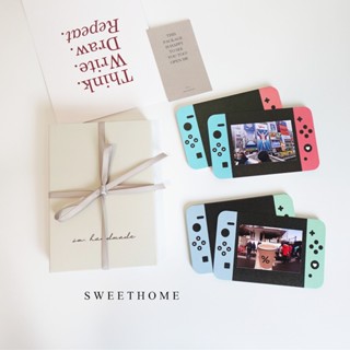 [🔺現貨] 滿額免運▶Sweet Home-Switch任天堂造型小卡『套裝禮盒組』 - IG手工卡片 動物森友會