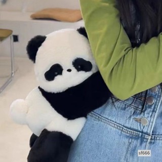 卡皮巴拉水豚趴趴書包可愛熊貓毛絨包雙肩揹包玩偶公仔 熊貓周邊 側揹包 斜揹包手機包 帆布包 手提包化妝包 生日交換禮物