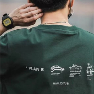 【臺灣現貨】日系穿搭短袖T恤男生衣服純棉重磅短T簡約印花長袖上衣休閒Oversize T恤寬鬆圓領上衣大尺碼男裝體恤