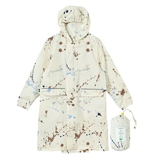 日本KiU 兒童雨衣 K137M-294 抽象潑墨(M) 一萬耐水壓 (100-120cm)